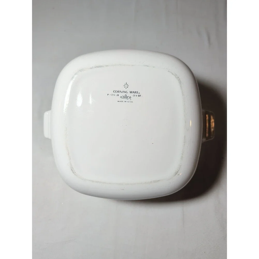 RARE 2 1/2 QT Vintage CorningWare Blue Cornflower Casserole Dish with Lid